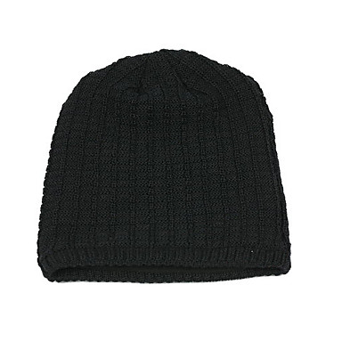 Тонкий Striple Шерсть вязаная шапка