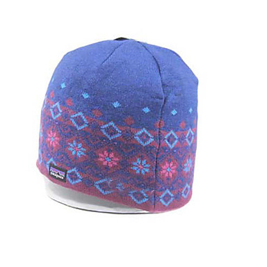 Национальный стиль толстый шерстяной вязаная шапка