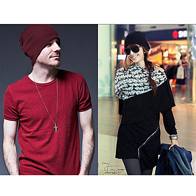 светлой шерсти тенденции трикотажные шапки защищают ухо (регулируемое)