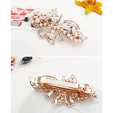 Мода Перла Rhinestone заколки (Случайный цвет)