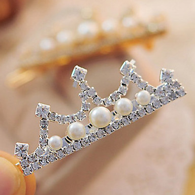 Классический многоцветный Rhinestone Заколки для женщин (серебро, золото)