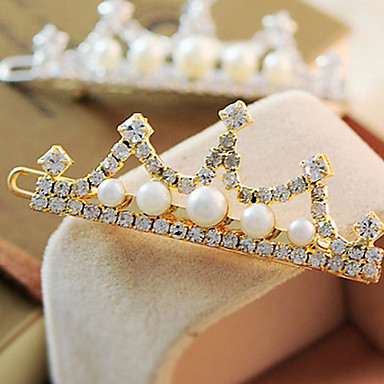 Классический многоцветный Rhinestone Заколки для женщин (серебро, золото)