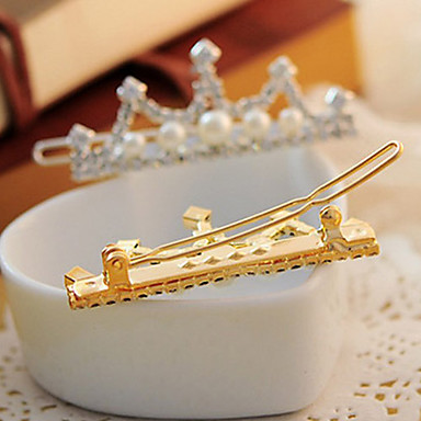 Классический многоцветный Rhinestone Заколки для женщин (серебро, золото)
