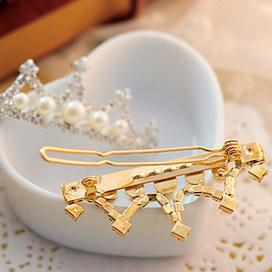 Классический многоцветный Rhinestone Заколки для женщин (серебро, золото)