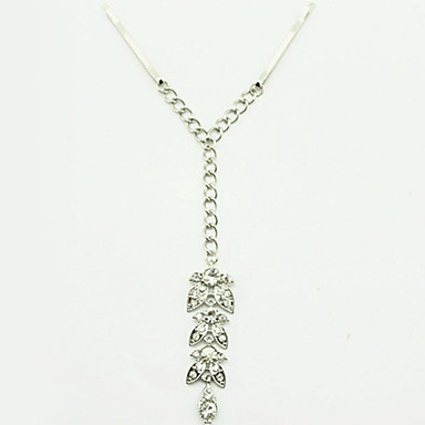 Мода Rhinestone клипы Waterdrop волос