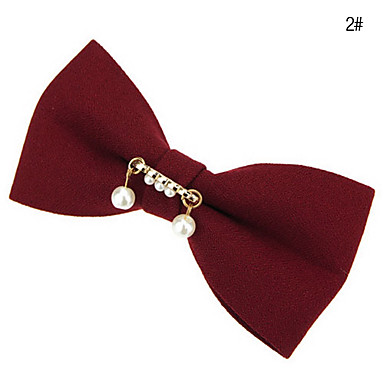 Чистая качество пряжи Pearl Bowknot Шпилька