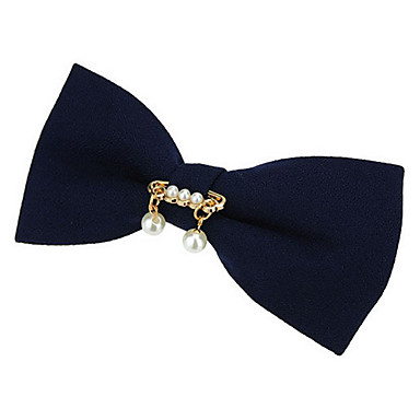 Чистая качество пряжи Pearl Bowknot Шпилька