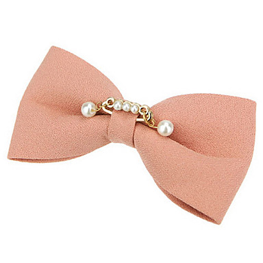 Чистая качество пряжи Pearl Bowknot Шпилька