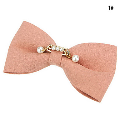 Чистая качество пряжи Pearl Bowknot Шпилька