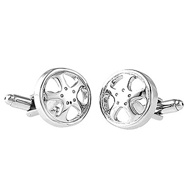 Мужская Круглый Запонки (2 шт)