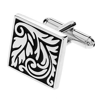 Изящные листья сплава запонки