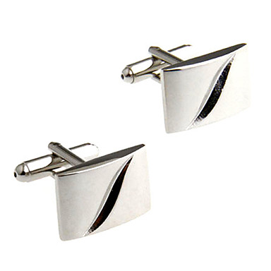 Высокое качество прямоугольных мужские запонки