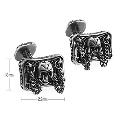 Мужская Череп Запонки (2 шт)