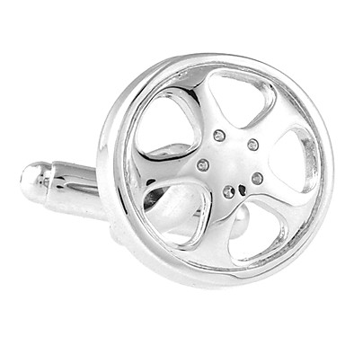 Мужская Круглый Запонки (2 шт)