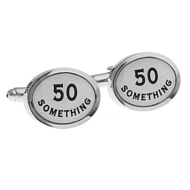 Мужская 50 Что-то Овальный Запонки (2 шт)