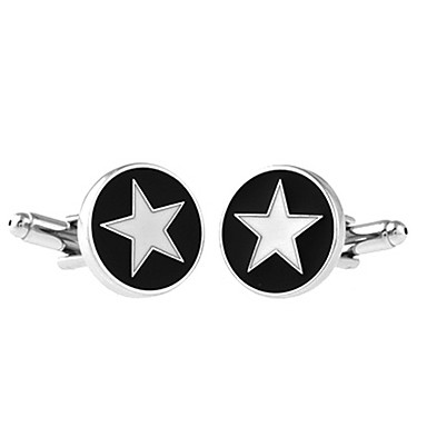 Мужская Круглый Запонки (2 шт)