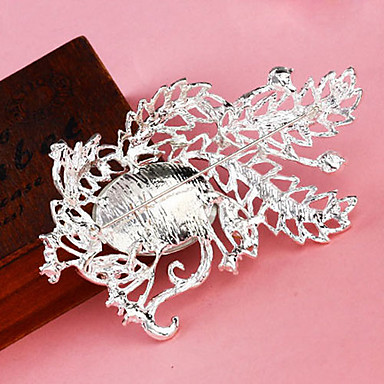 Посеребренная Брошь рыба