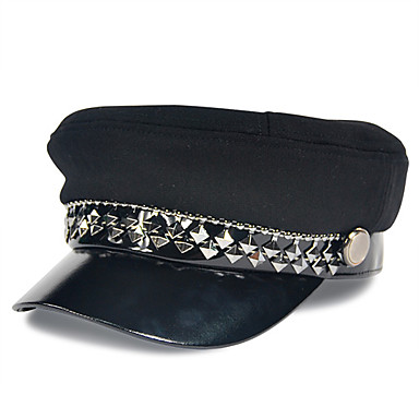 Женщины Vintage Rivet шляпа (Окружность :56-58см)