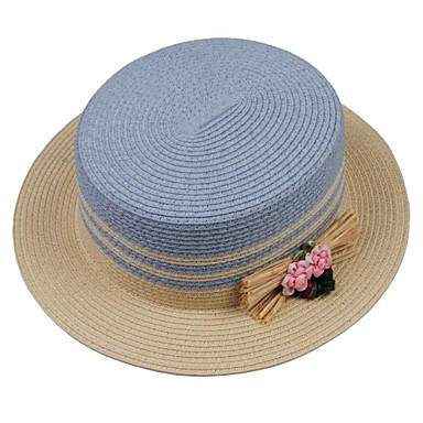 Соломенная шляпка для леди