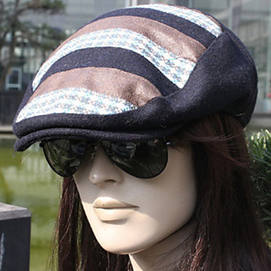 вскользь полосы твидовые шляпы (окружность :56-58см)