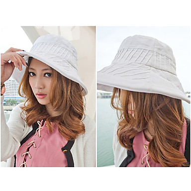 Женщины с плоской вершиной Большого обрезные Пляж шляпа / Sunшляпа (56-58см)