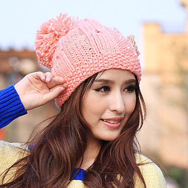 Женская мода трикотажные Casual шляпа (56-58см)