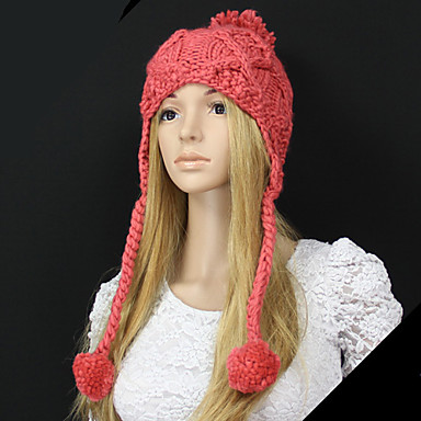 Прекрасный Модные женские трикотажные шляпа