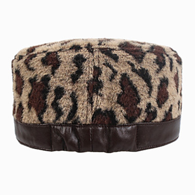 KM-1472-21 шляпа Дамская печать плоская крышка-кофе