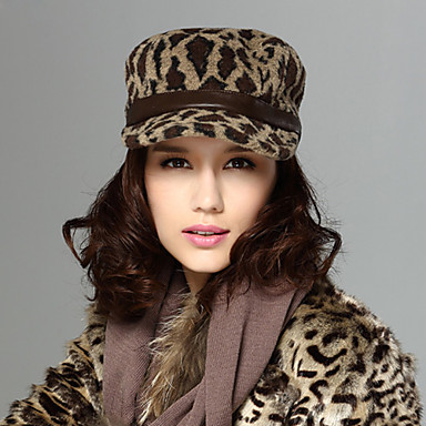 KM-1472-21 шляпа Дамская печать плоская крышка-кофе