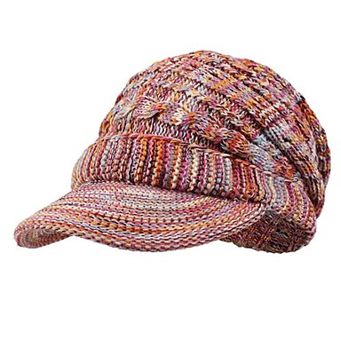 Трикотажные шапочки с короткими Брим