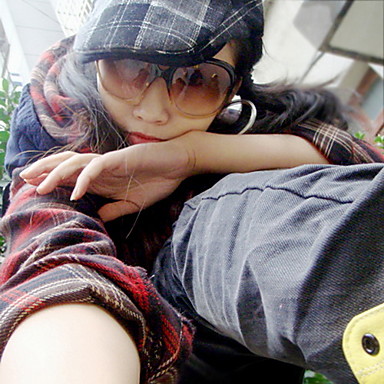 Мужская модная шляпа шерсть твид (окружность :56-58см)