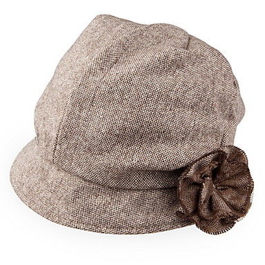 случайный цветок женщины шляпа (окружность :56-58см)