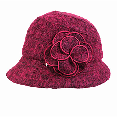 KM-1453-18 Дамская шляпка темно-красный