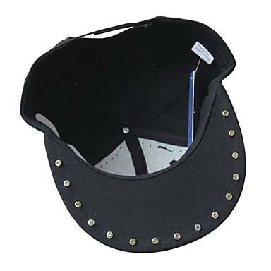 Мода Мужская nk Стиль Королева Белый Письмо заклепки Black шляпа Мужчины Женщины дамы