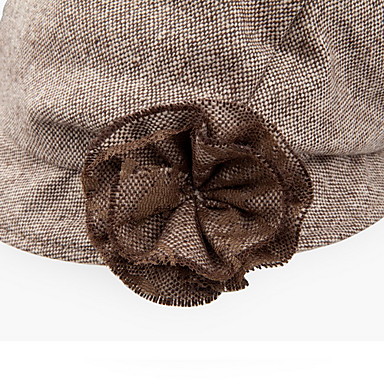 случайный цветок женщины шляпа (окружность :56-58см)