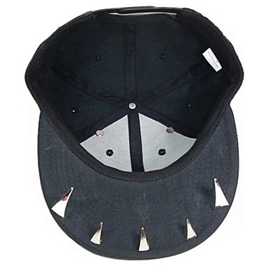 Мода Мужская nk Стиль Король Золотой Письмо и бык рогом заклепки Black шляпа Мужчины Женщины дамы